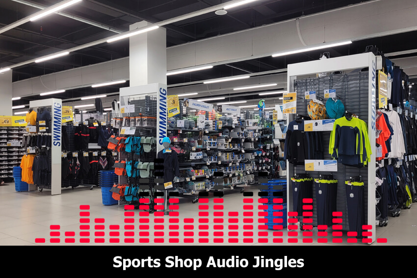 professional sports shop jingle company